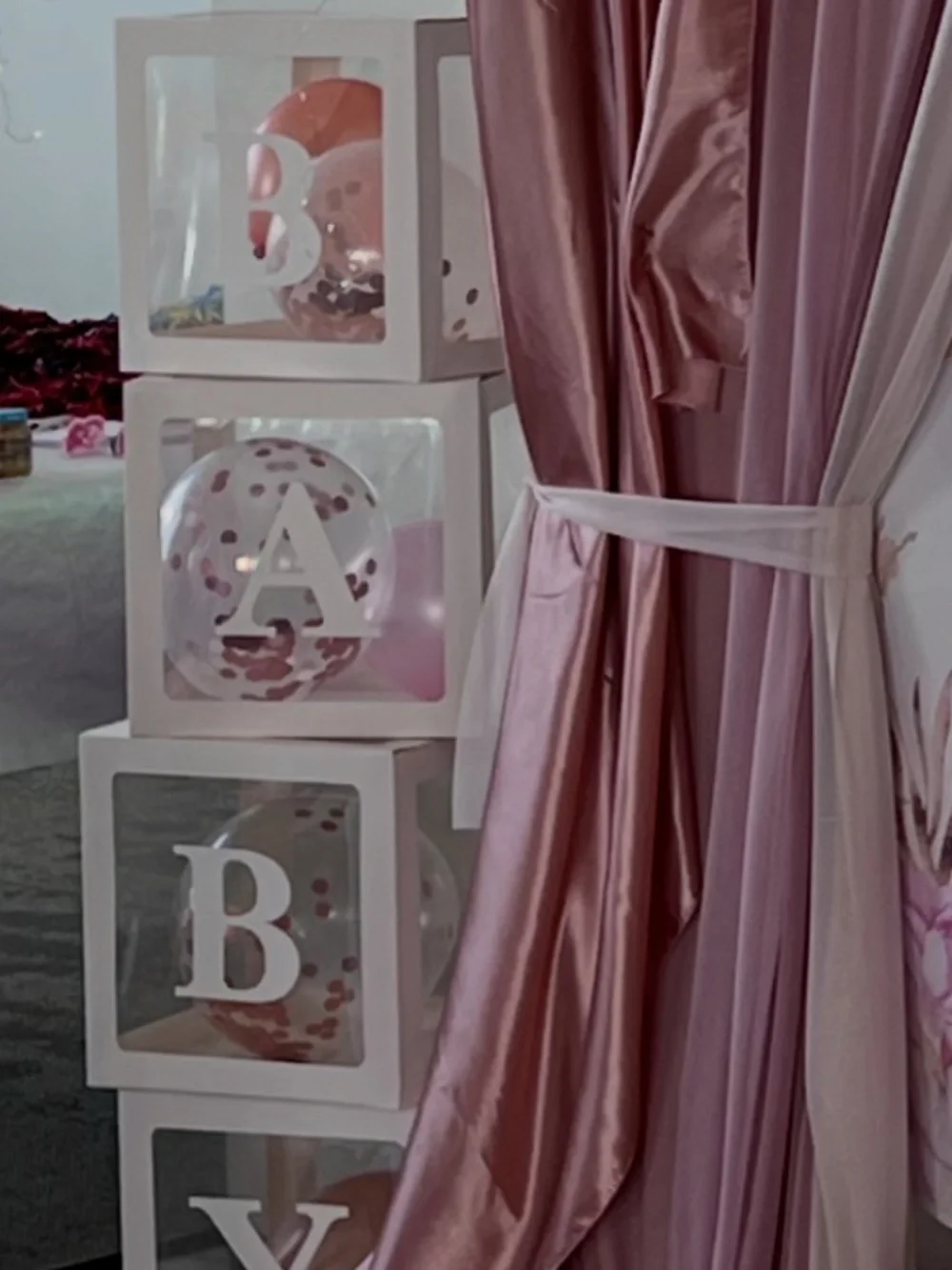 Beautiful Baby Shower backdrop & 2 sets of 
